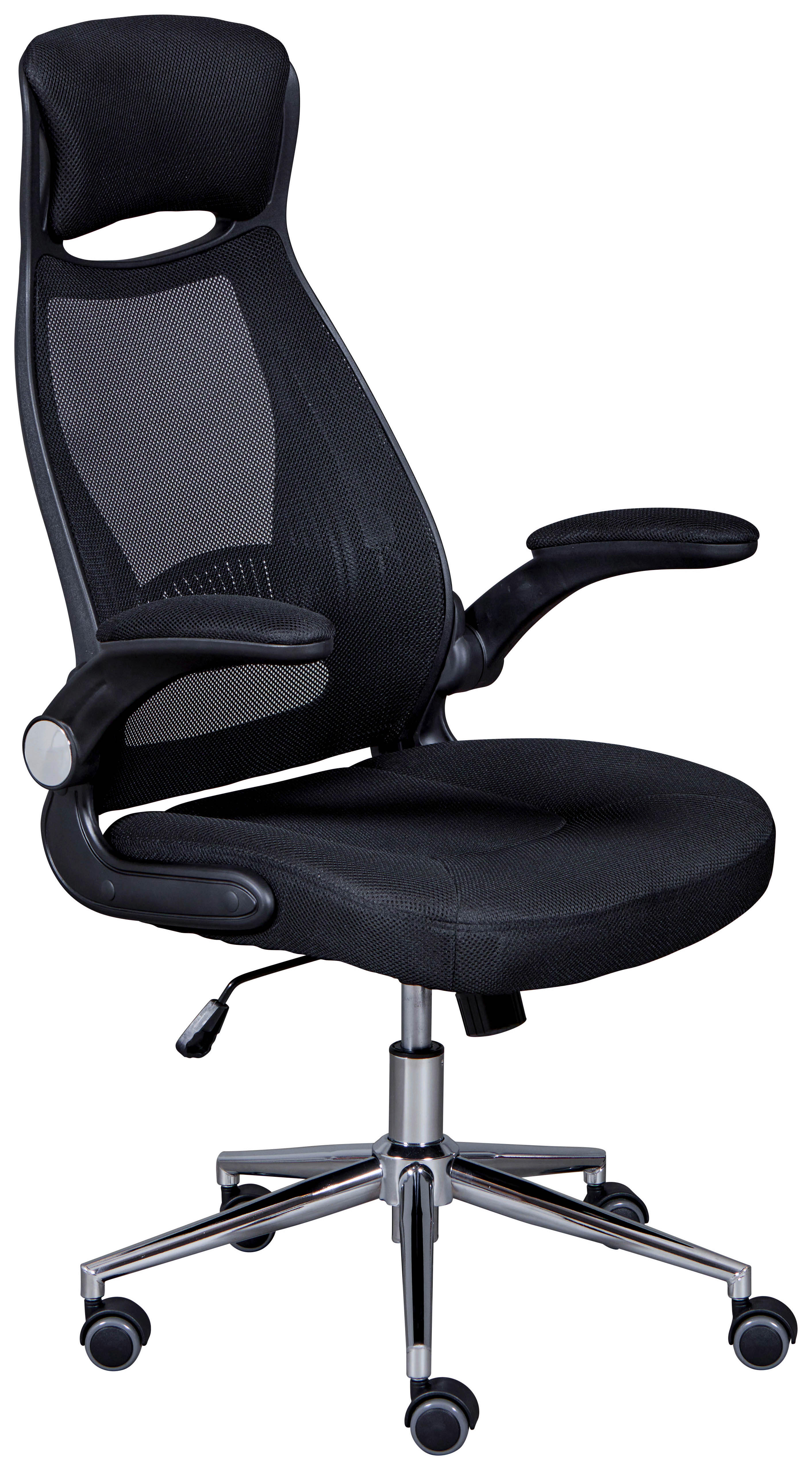 Drehstuhl XL Tecwork schwarz Textil XL Tecwork - schwarz (65,00/68,00/114,00cm) - Inter Link