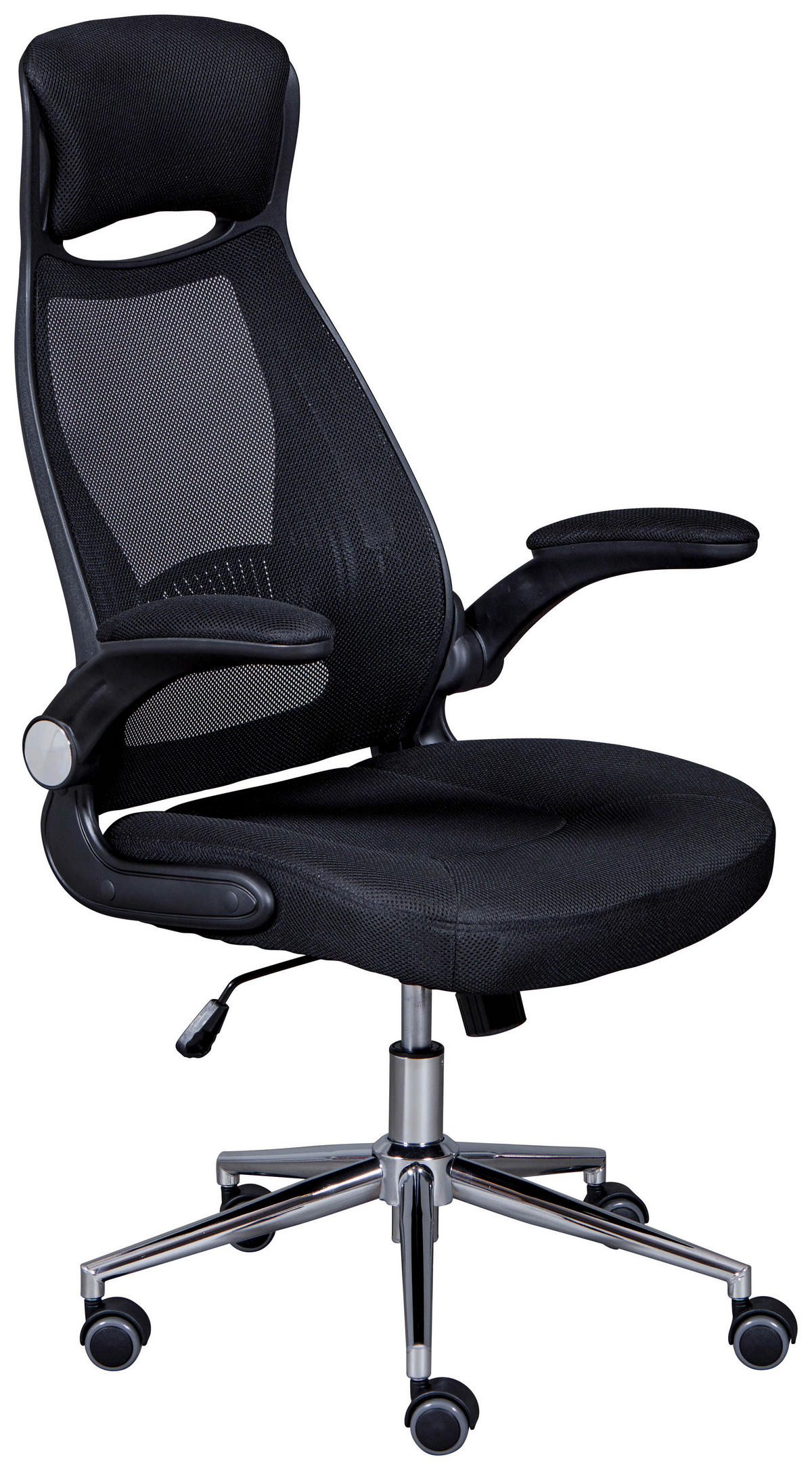 Drehstuhl XL Tecwork schwarz Textil XL Tecwork - schwarz (65,00/68,00/114,00cm) - Inter Link
