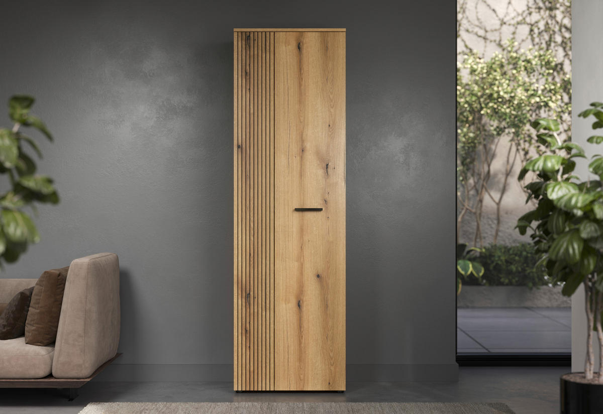 Garderobenschrank Pure Bliss Eiche Evoke Oak Nachbildung B/H/T: ca. 60x196x36 cm Pure Bliss - Eiche (60,00/196,00/36,00cm)