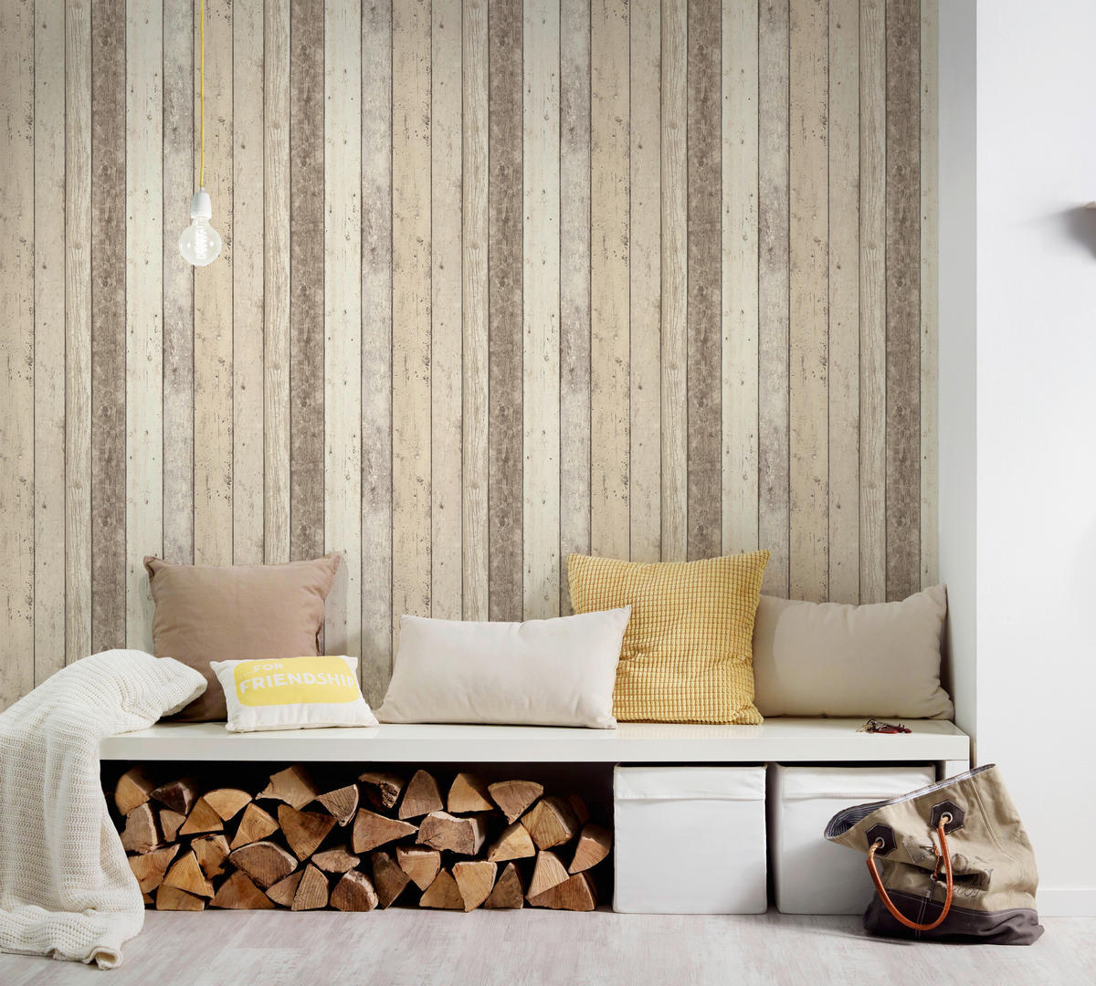 A.S.Creation Vliestapete Best of Wood`n Stone 2nd Edition Holzoptik beige B/L: ca. 53x1005 cm Best of Wood`n Stone 2nd Edition - beige (53,00/1005,00cm) - A.S.Creation