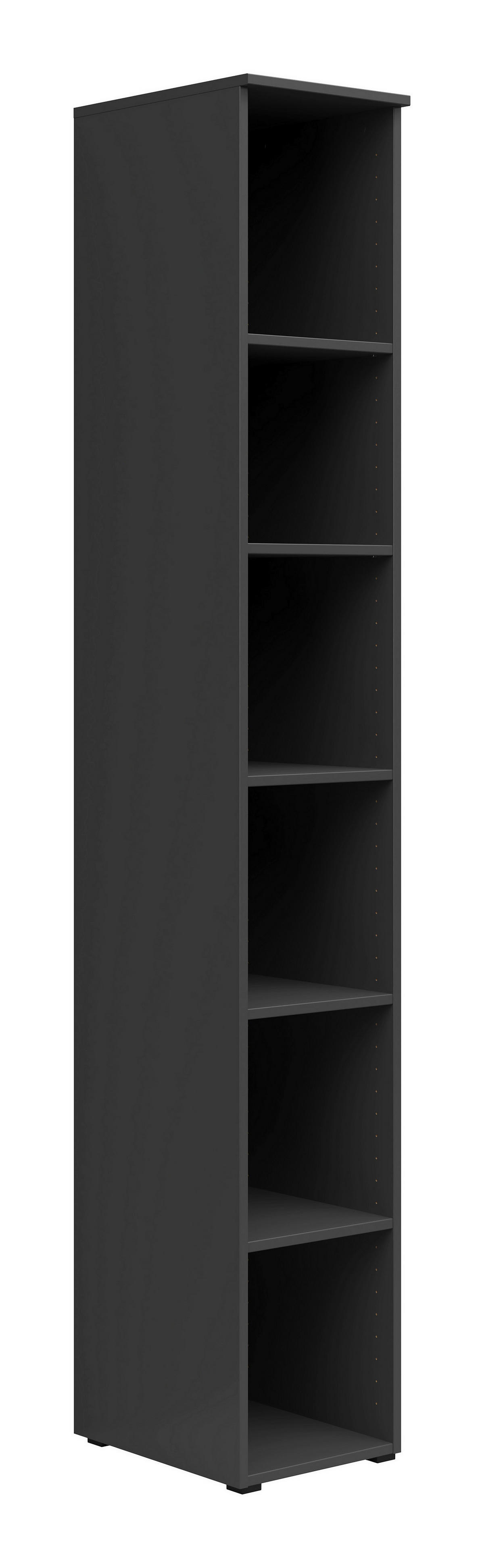 Regal Multi-Stauraum Typ 7 anthrazit B/H/T: ca. 30x195x40 cm Multi-Stauraum Typ 7 - anthrazit (30,00/195,00/40,00cm)