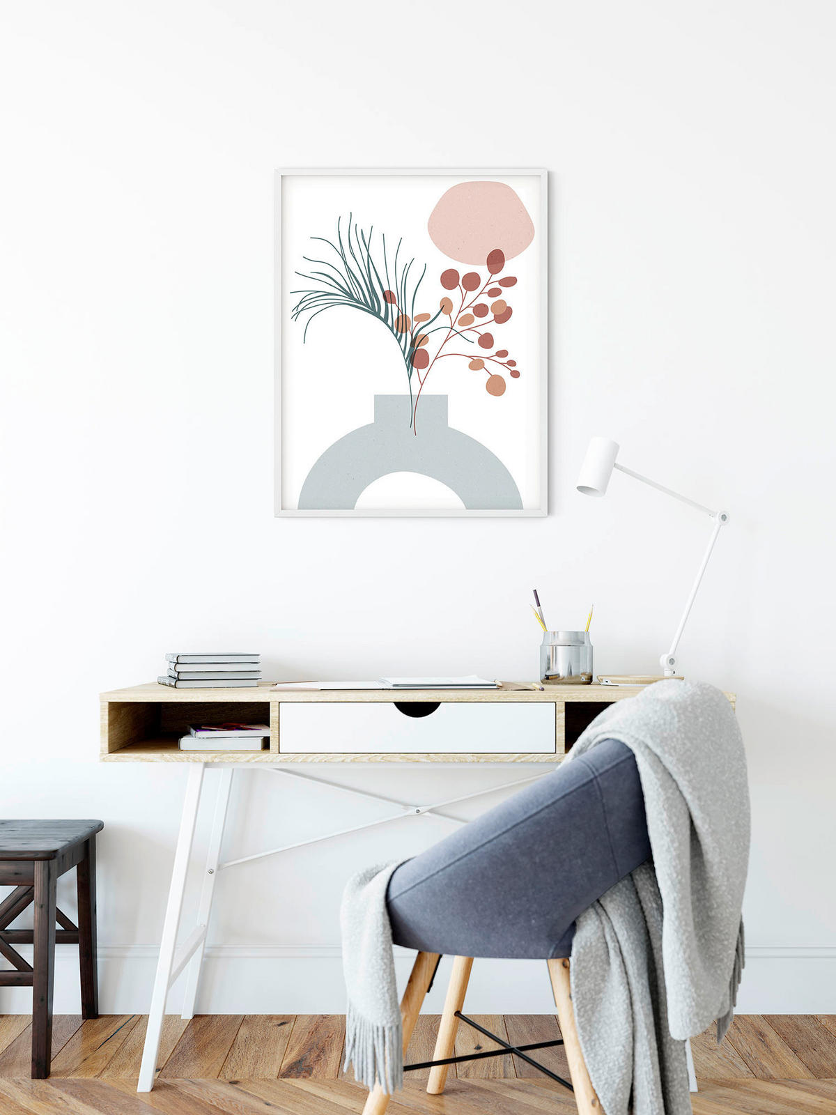 Komar Poster Bohemian Vase Blumen B/L: ca. 50x70 cm Bohemian Vase - (50,00/70,00cm) - Komar