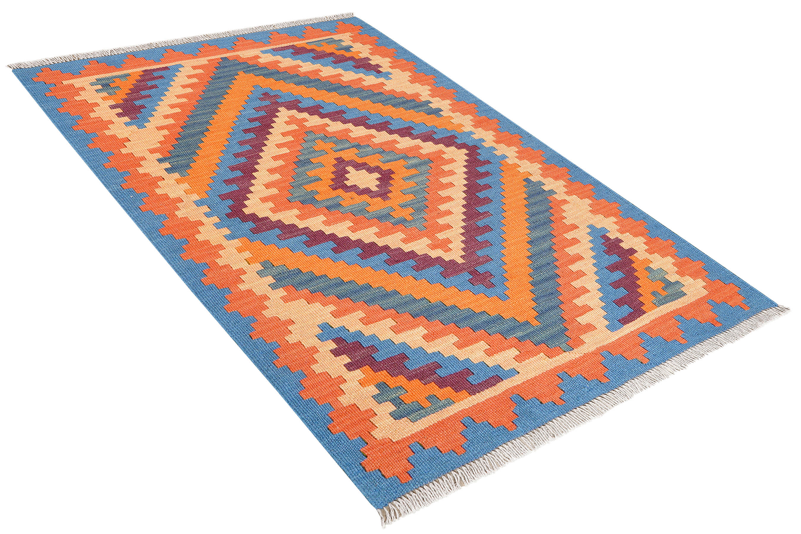 PersaTepp Teppich Kelim Gashgai bunt B/H/L: ca. 84x1x123 cm Kelim Gashgai - bunt (123,00/84,00/1,00cm) - PersaTepp