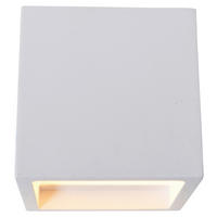 Näve Leuchten LED-Leuchten 1169723 weiß Gips B/H/T: ca. 11,5x11,5x11,5 cm 1 Brennstellen LED-Wandleuchte - weiß (11,50/11,50/11,50cm) - Näve Leuchten