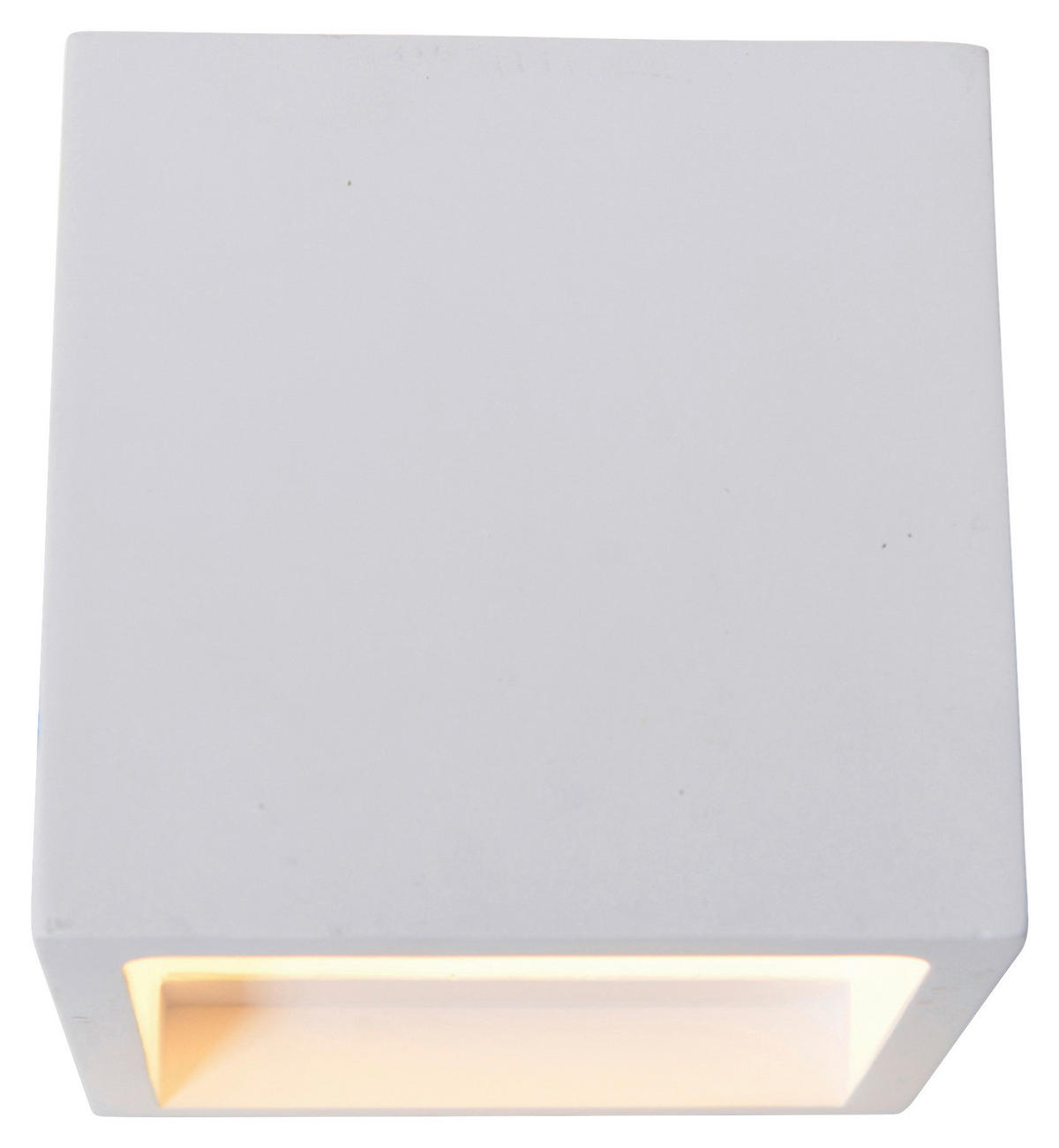 Näve Leuchten LED-Leuchten 1169723 weiß Gips B/H/T: ca. 11,5x11,5x11,5 cm 1 Brennstellen LED-Wandleuchte - weiß (11,50/11,50/11,50cm) - Näve Leuchten