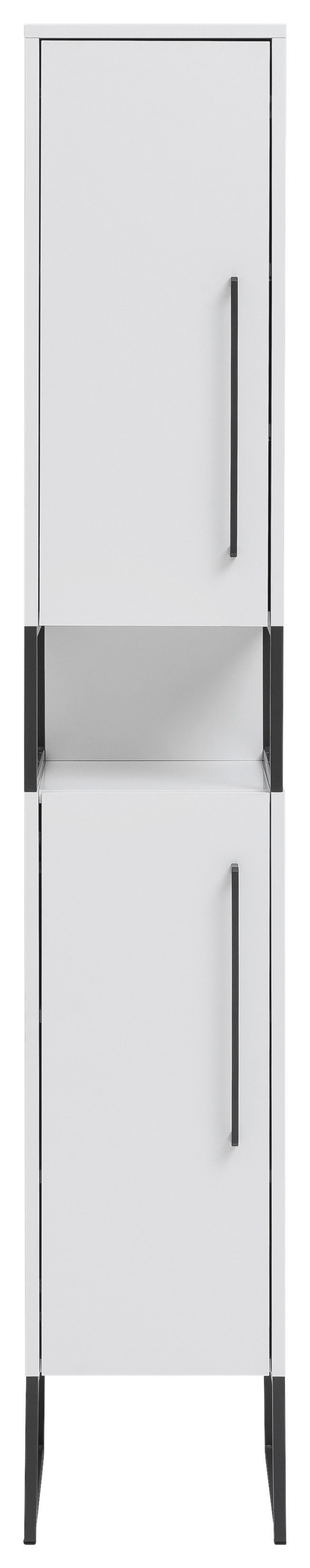 Hochschrank Limone weiß B/H/T: ca. 30,4x183,4x33,1 cm Limone - weiß (30,40/183,40/33,10cm) - Möbelpartner