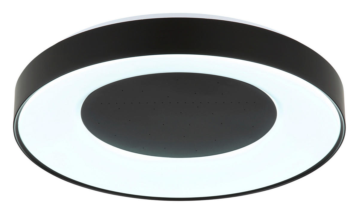 GLOBO Deckenventilator Deckenleuchte-Jolliana - weiß/schwarz (52,00/10,00/52,50cm) - GLOBO