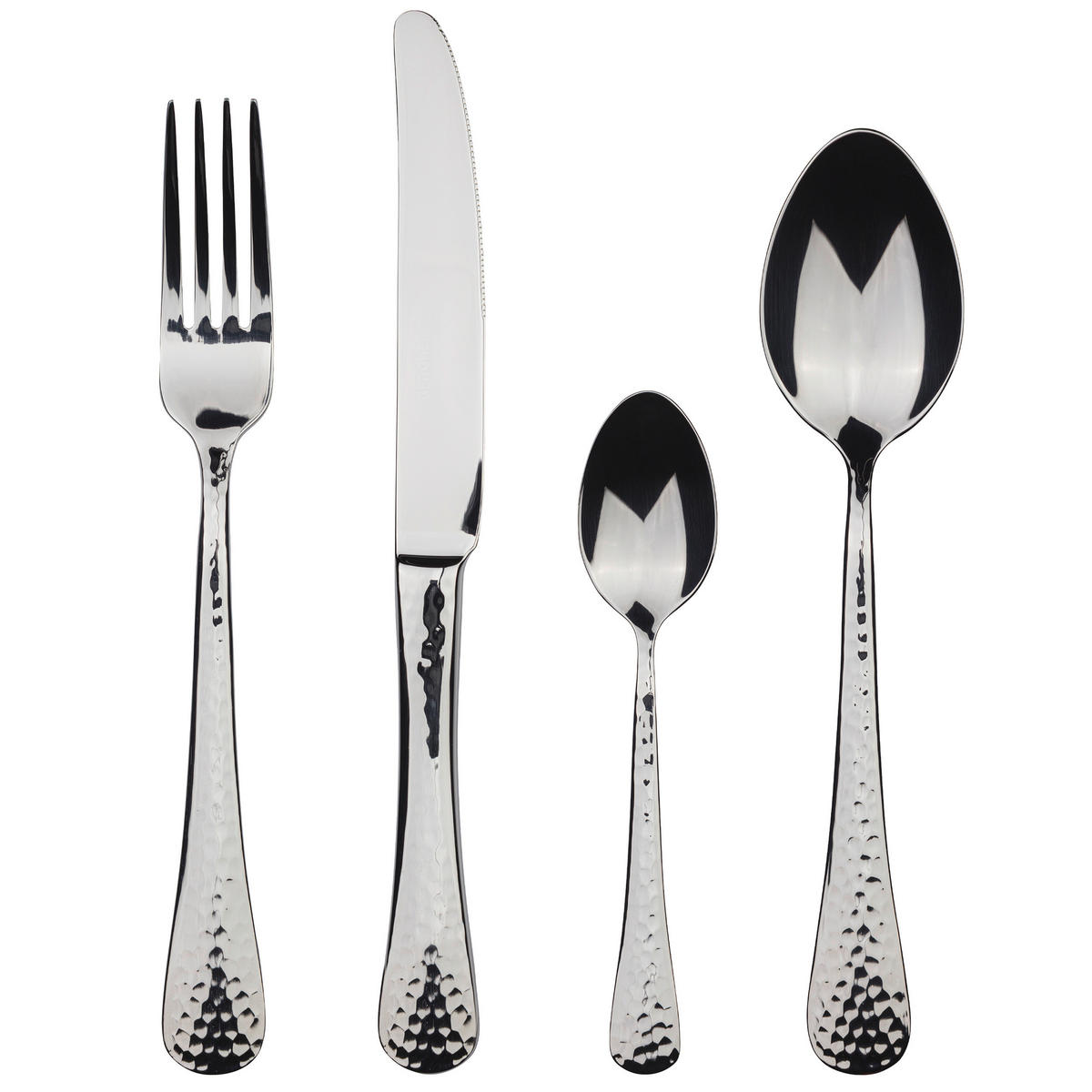 BERGNER Besteckset EIFFEL silber Edelstahl 24 tlg. EIFFEL - silber (27,00/17,00/7,50cm) - BERGNER