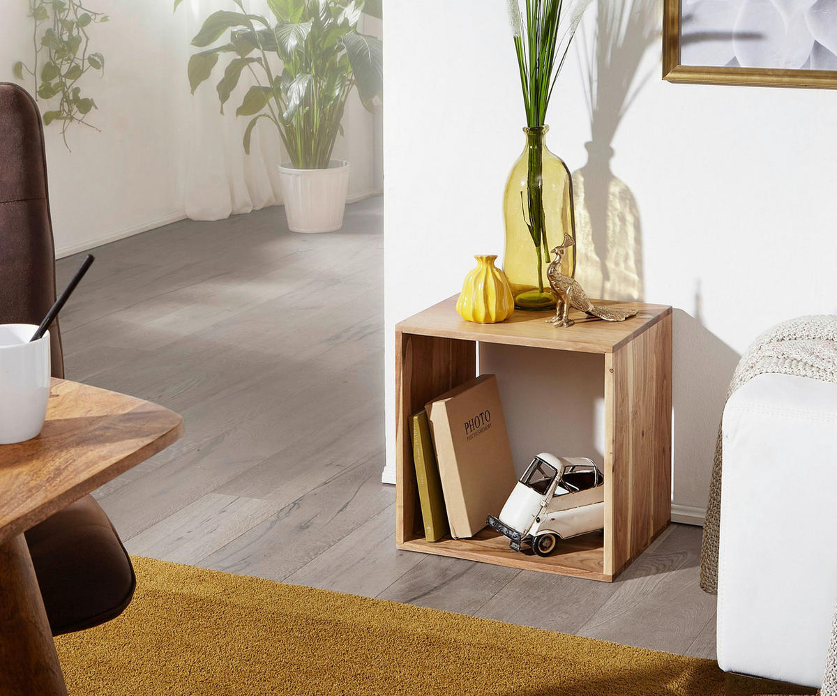 Standregal B/H/T: ca. 43,5x43,5x33 cm Standregal MUMBAI - (43,50/43,50/33,00cm) - Wohnling