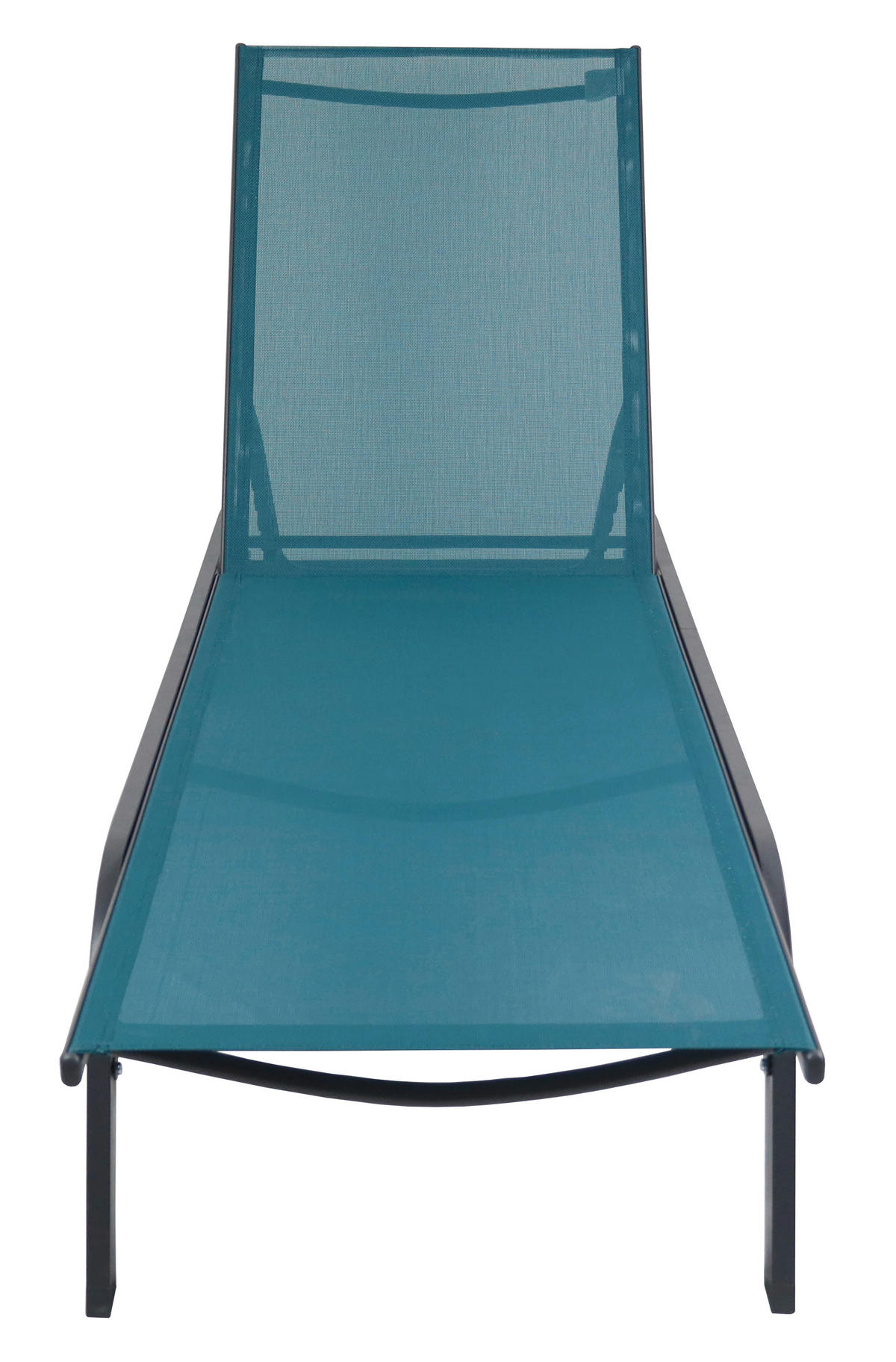 VCM Sonnenliege Sonlas blau Textilene B/H/L: ca. 58x32x192 cm Sonlas - blau (192,00/58,00/32,00cm) - VCM
