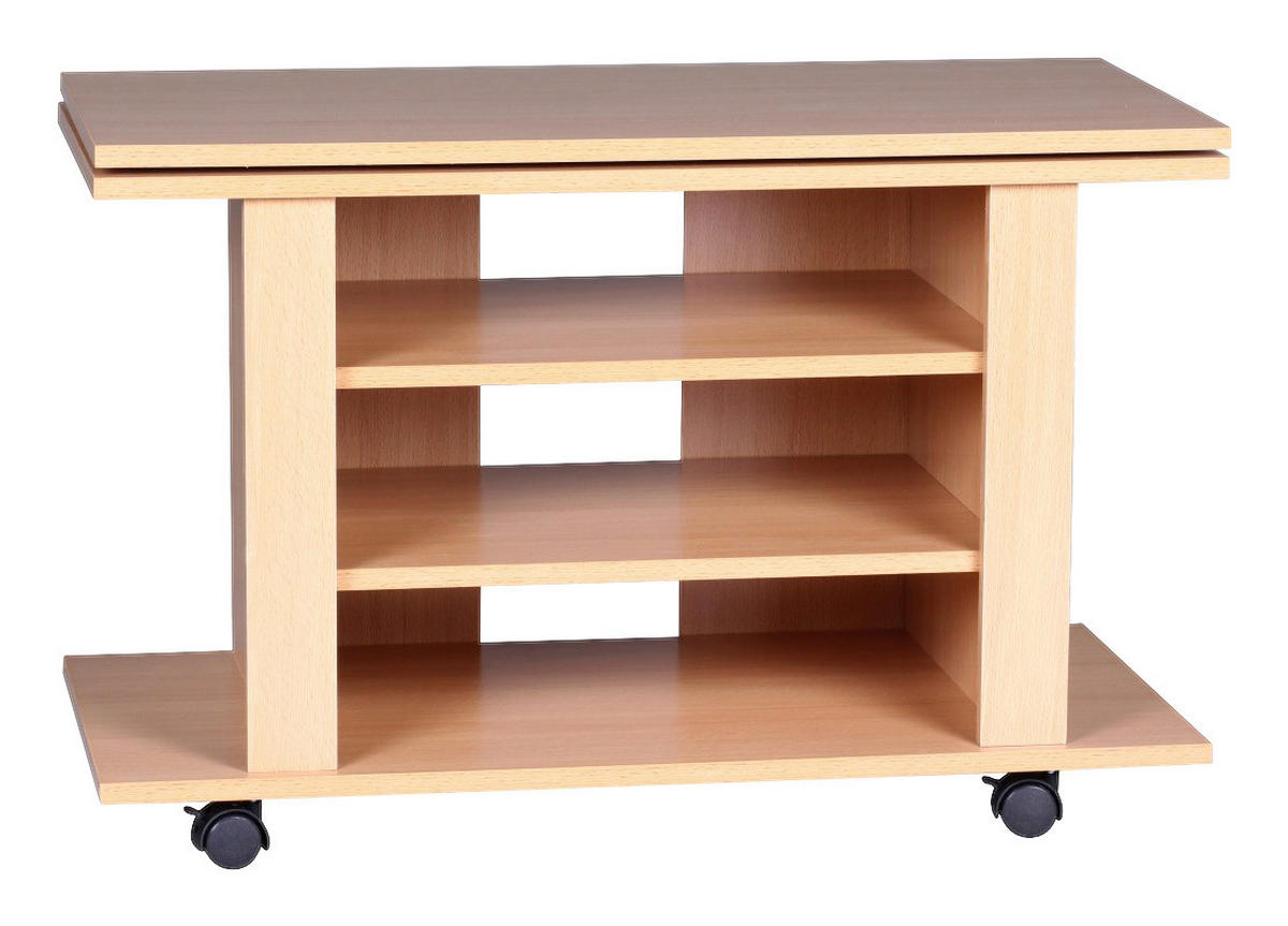 TV-Bank braun B/H/T: ca. 75x51x38 cm TV HiFi Bank OREGON - braun (75,00/51,00/38,00cm) - Wohnling