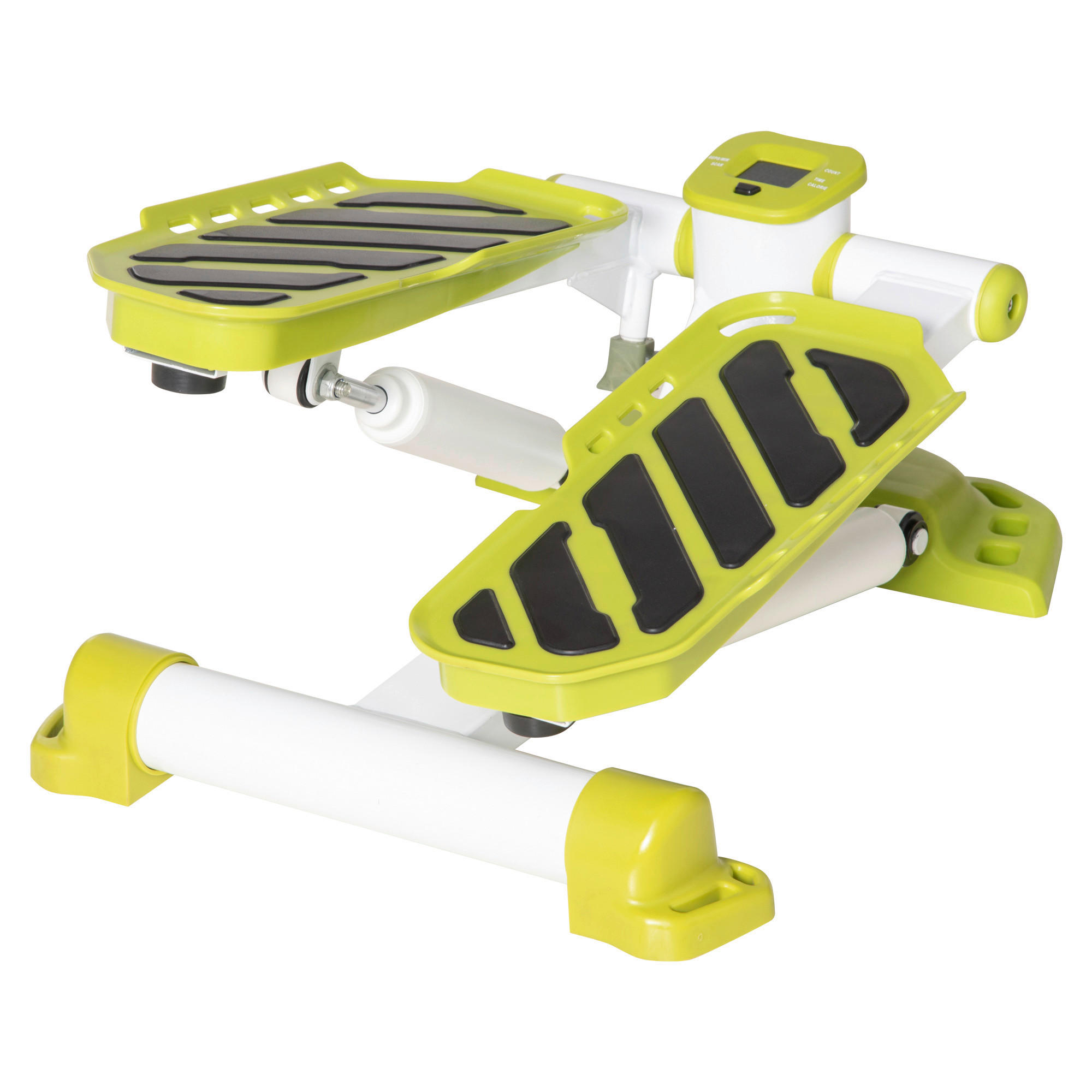 HOMCOM Mini Stepper gelb Stahl B/H/L: ca. 34x21x48 cm Mini Stepper - weiß/gelb (48,00/34,00/21,00cm) - HOMCOM