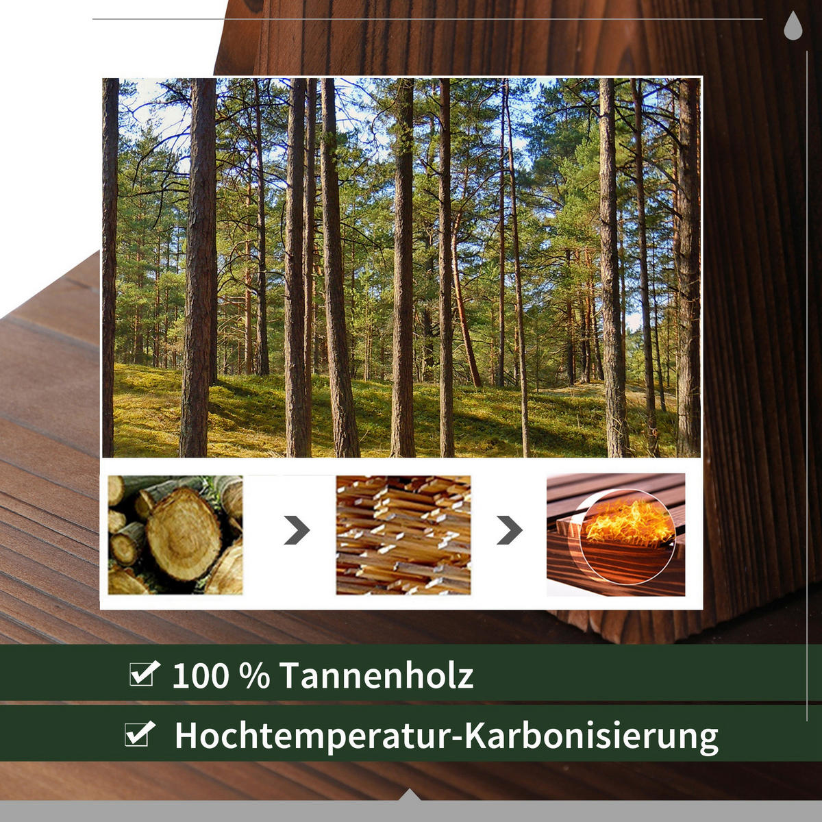 Outsunny Gartenbrunnen Gartenbrunnen 844-216 - (27,00/37,00cm) - Outsunny