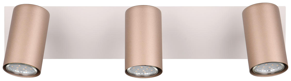 Reality Leuchten Spots kaffee B/H/L: ca. 48x15x9 cm null 3 Brennstellen Spot_Marley_3 - kaffee (9,00/48,00/15,00cm) - Reality Leuchten