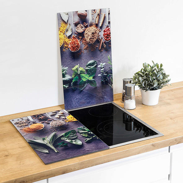 HI Herdblende-/Abdeckplatte Herdabdeckplatten_2erSet - bunt (30,00/52,00cm) - HI
