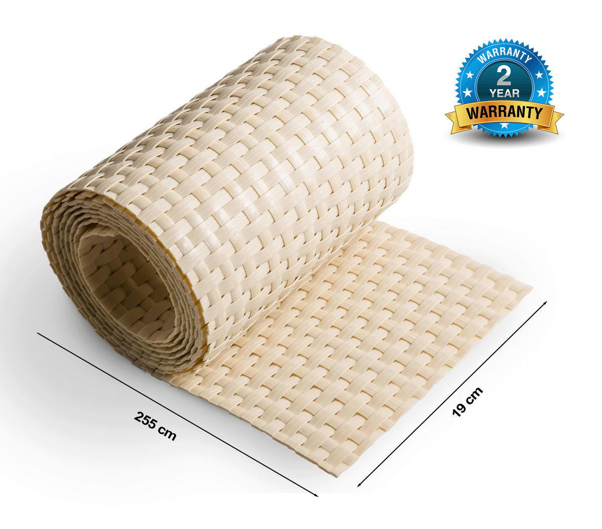 Grasekamp Sichtschutzstreifen beige Kunststoff B/L: ca. 19x255 cm Sichtschutzstreifen_beige - beige (19,00/255,00cm) - Grasekamp
