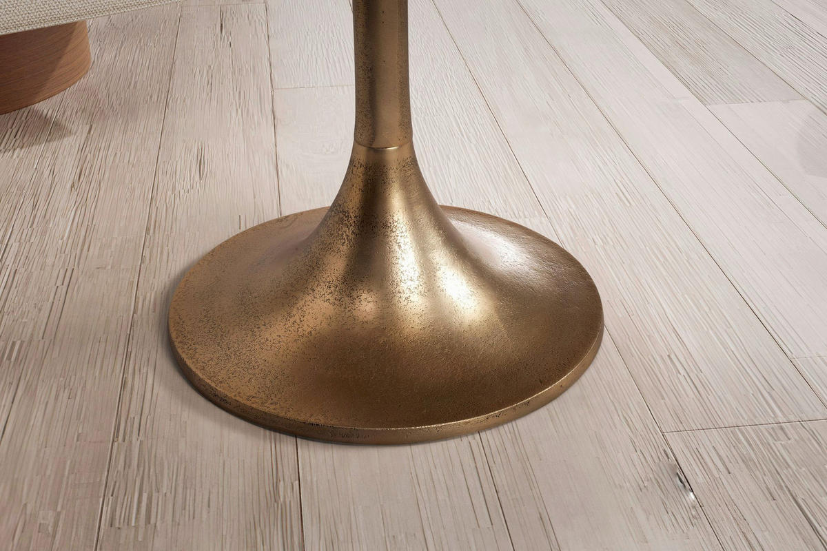 Couchtisch gold Optik H/T: ca. 47x60 cm Couchtisch - gold (60,00cm) - Wohnling