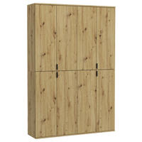 Garderobe PROJEKT Eiche Artisan Nachbildung B/H/T: ca. 122x193x34 cm PROJEKT - Eiche (122,00/193,00/34,00cm) - xonox.home