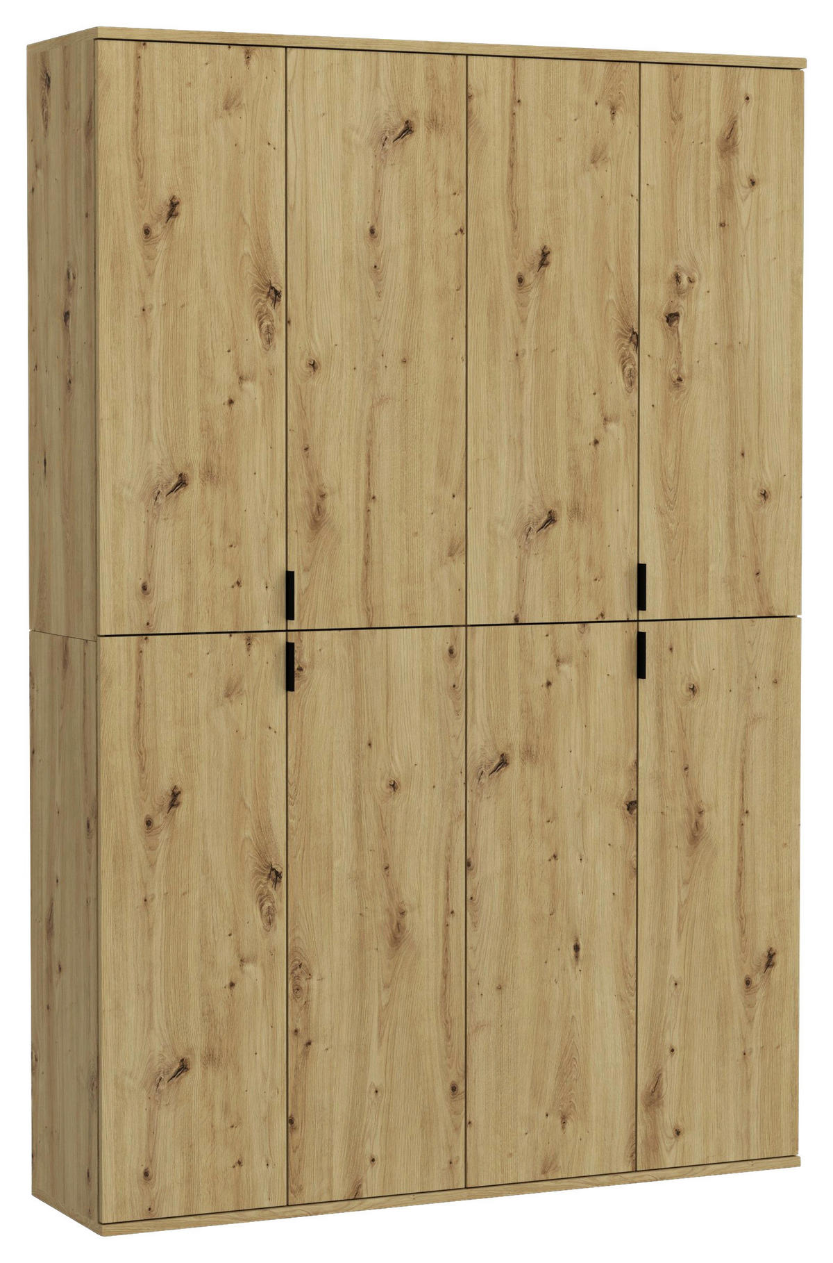 Garderobe PROJEKT Eiche Artisan Nachbildung B/H/T: ca. 122x193x34 cm PROJEKT - Eiche (122,00/193,00/34,00cm) - xonox.home