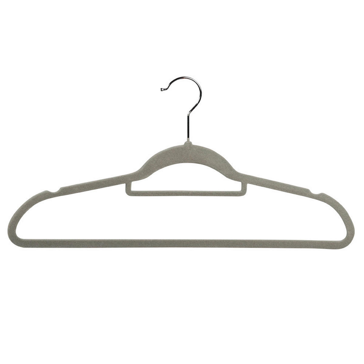 Kesper Kleiderbügel 25tlg. grau Kunststoff Kleiderbügel_25tlg. - grau (45,00cm) - Kesper