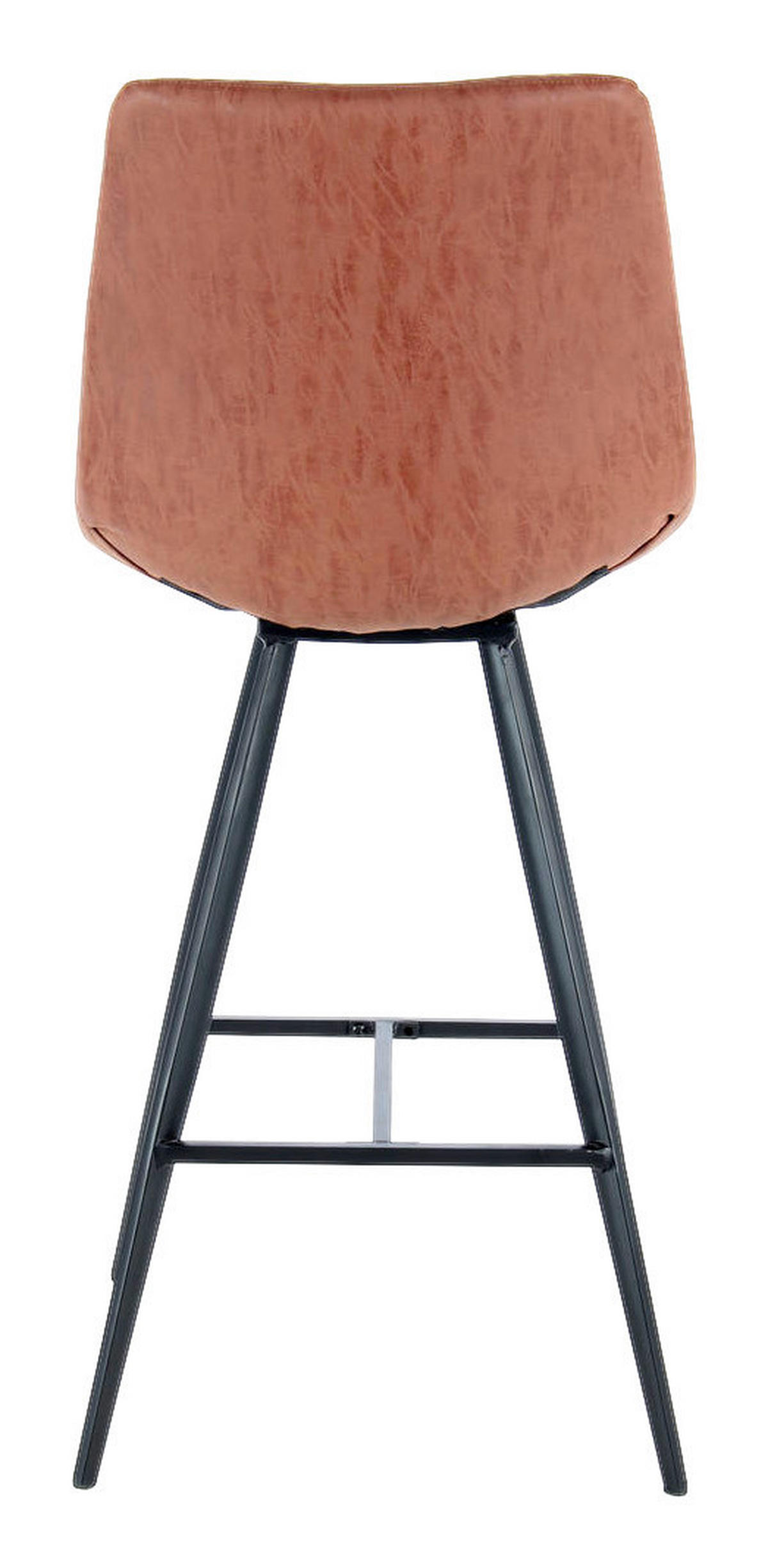 Barhocker Frances 400 2er braun Kunstleder B/H/T: ca. 47,5x107x57,5 cm Frances 400 2er - braun/schwarz (47,50/107,00/57,50cm) - 360 Living