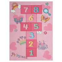 Merinos Teppich Happy Kids pink B/L: ca. 120x160 cm Happy Kids - pink (120,00/160,00cm) - Merinos