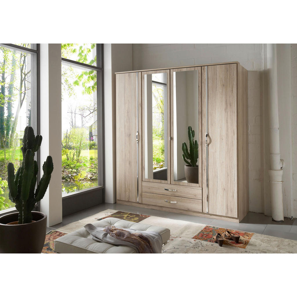 Thumbnail - Kleiderschrank Duo San-Remo Nachbildung B/H/T: ca. 180x198x58 cm