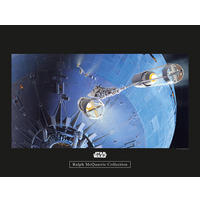 Komar Poster Star Wars Classic RMQ Death Star At Star Wars B/L: ca. 40x30 cm Star Wars Classic RMQ Death Star At - (40,00/30,00cm) - Komar