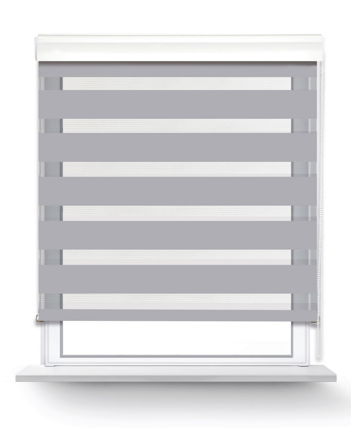 POCOline Doppelrollo Easy-Fix silber B/L: ca. 130x160 cm Easy-Fix - silber (130,00/160,00cm) - POCOline