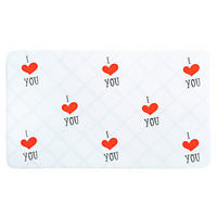 Schneidbrett Frühstücksbrettchen_Valentinstag - weiß (23,50/14,00/0,40cm)