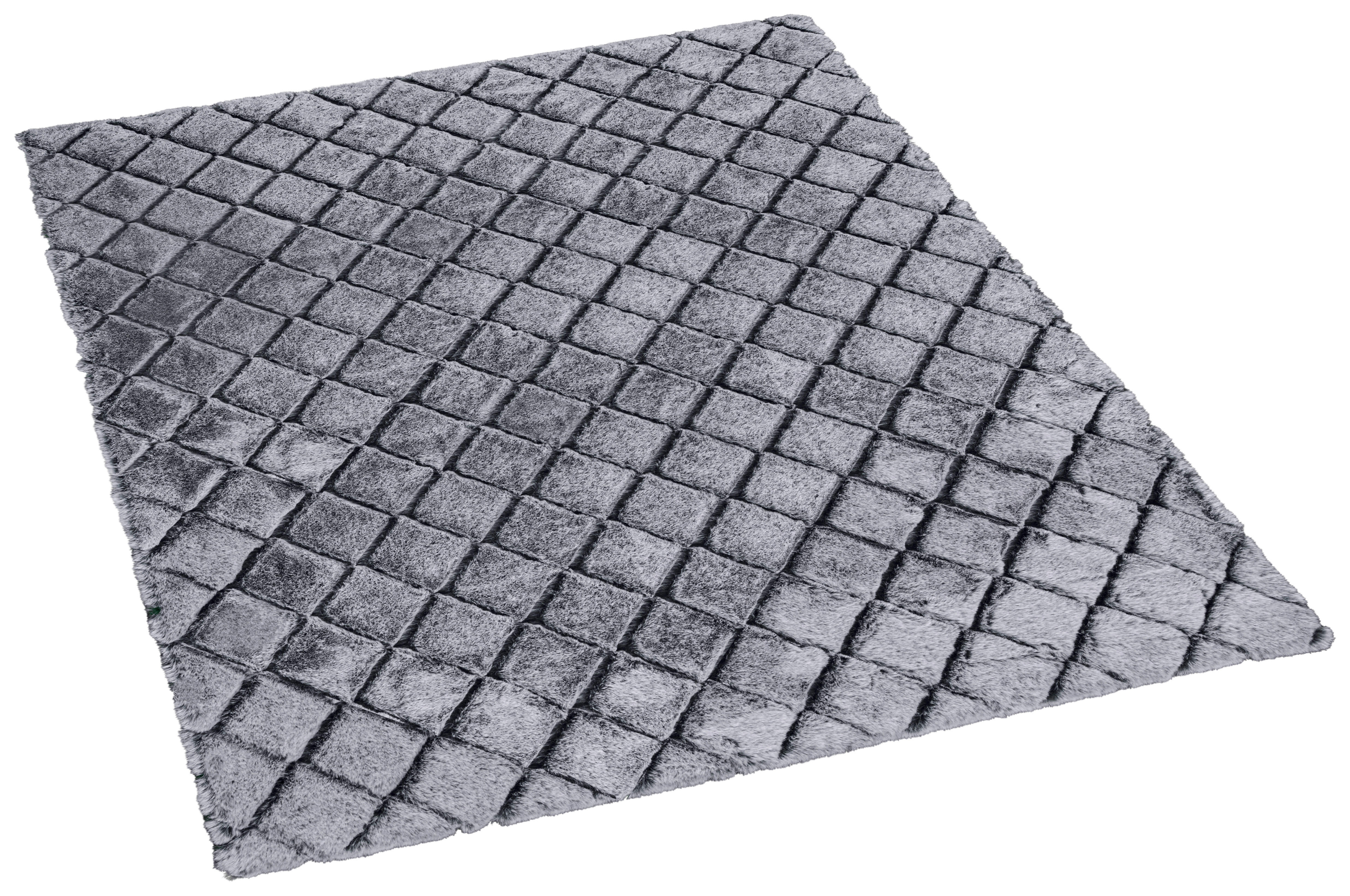 Teppich Vichy grau B/L: ca. 160x230 cm Vichy - grau (160,00/230,00cm)