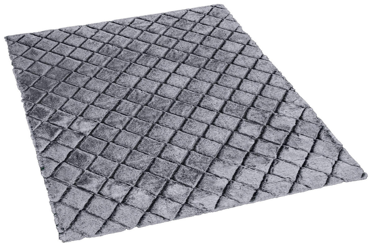 Teppich Vichy grau B/L: ca. 120x160 cm Vichy - grau (120,00/160,00cm)