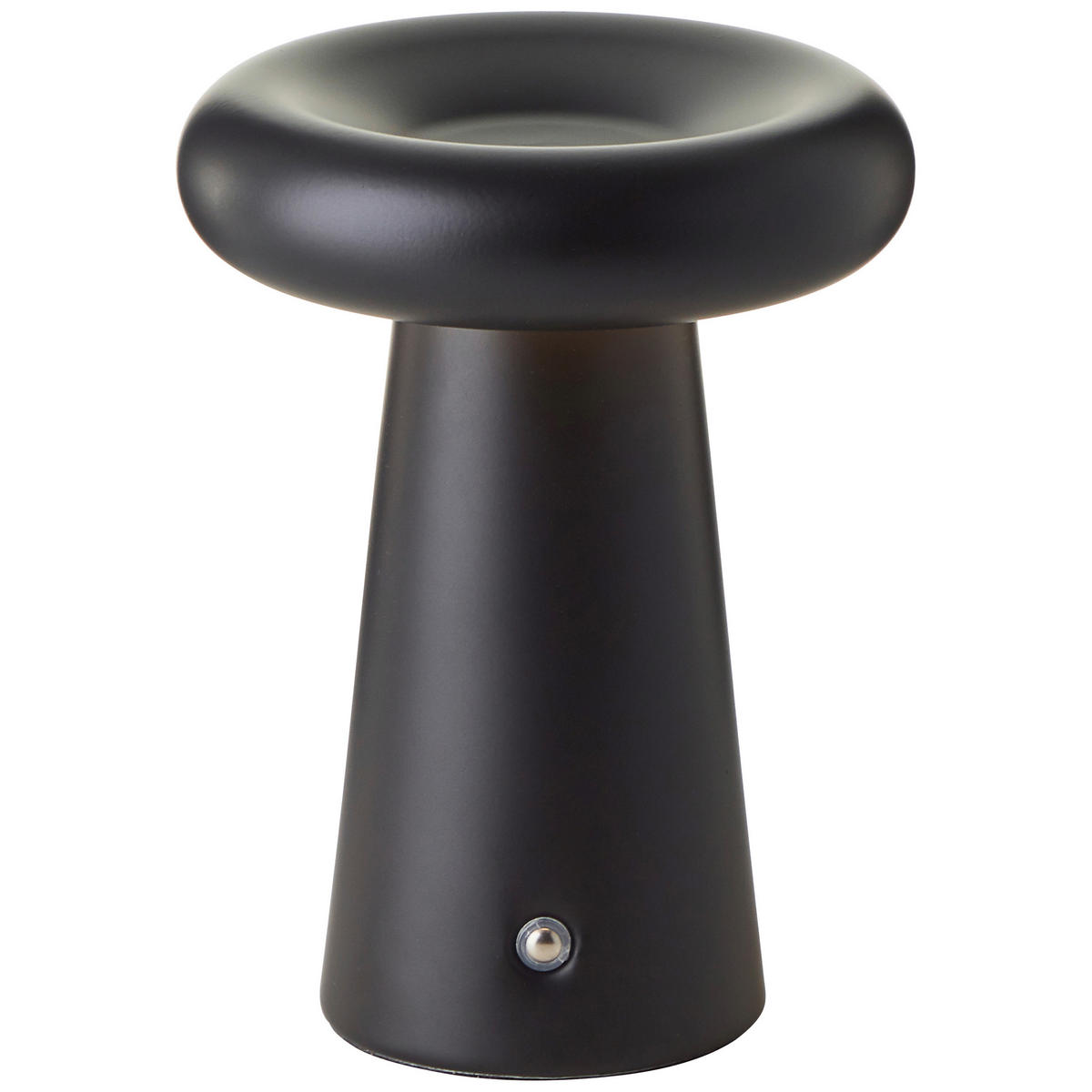 Brilliant Akku-LED-Tischleuchte schwarz Metall B/H/L: ca. 15x18,5x15 cm Muffin - schwarz (15,00/15,00/18,50cm) - Brilliant