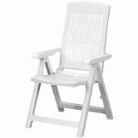 PROGARDEN,MADISON Gartensitzgruppe + Auflagen Tampa grau Kunststoff B/H/L: ca. 90x109x140 cm Tampa - weiß/grau (140,00/90,00/109,00cm) - PROGARDEN,MADISON