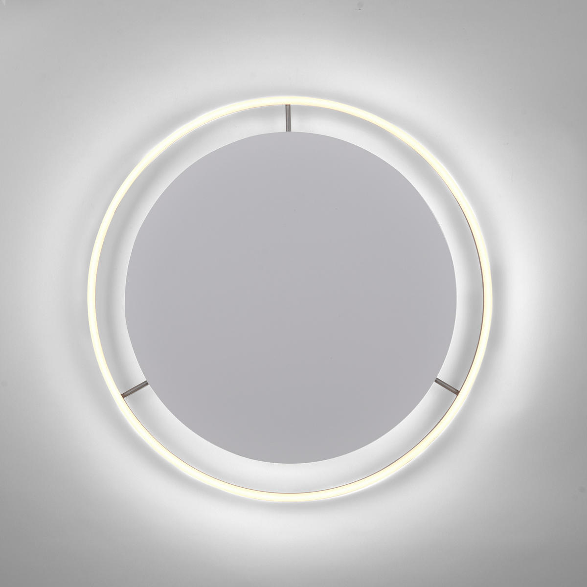 Just Light LED-Deckenleuchte RITUS 15392-95 weiß Alu Metall H/D: ca. 5,3x58,5 cm 1 Brennstellen RITUS - weiß/Alu (58,50/5,30cm) - Just Light