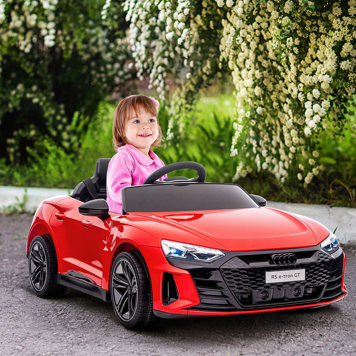 HOMCOM Kinder-Elektroauto rot B/H/L: ca. 58x41x103 cm Kinder Elektroauto - rot (103,00/58,00/41,00cm) - HOMCOM