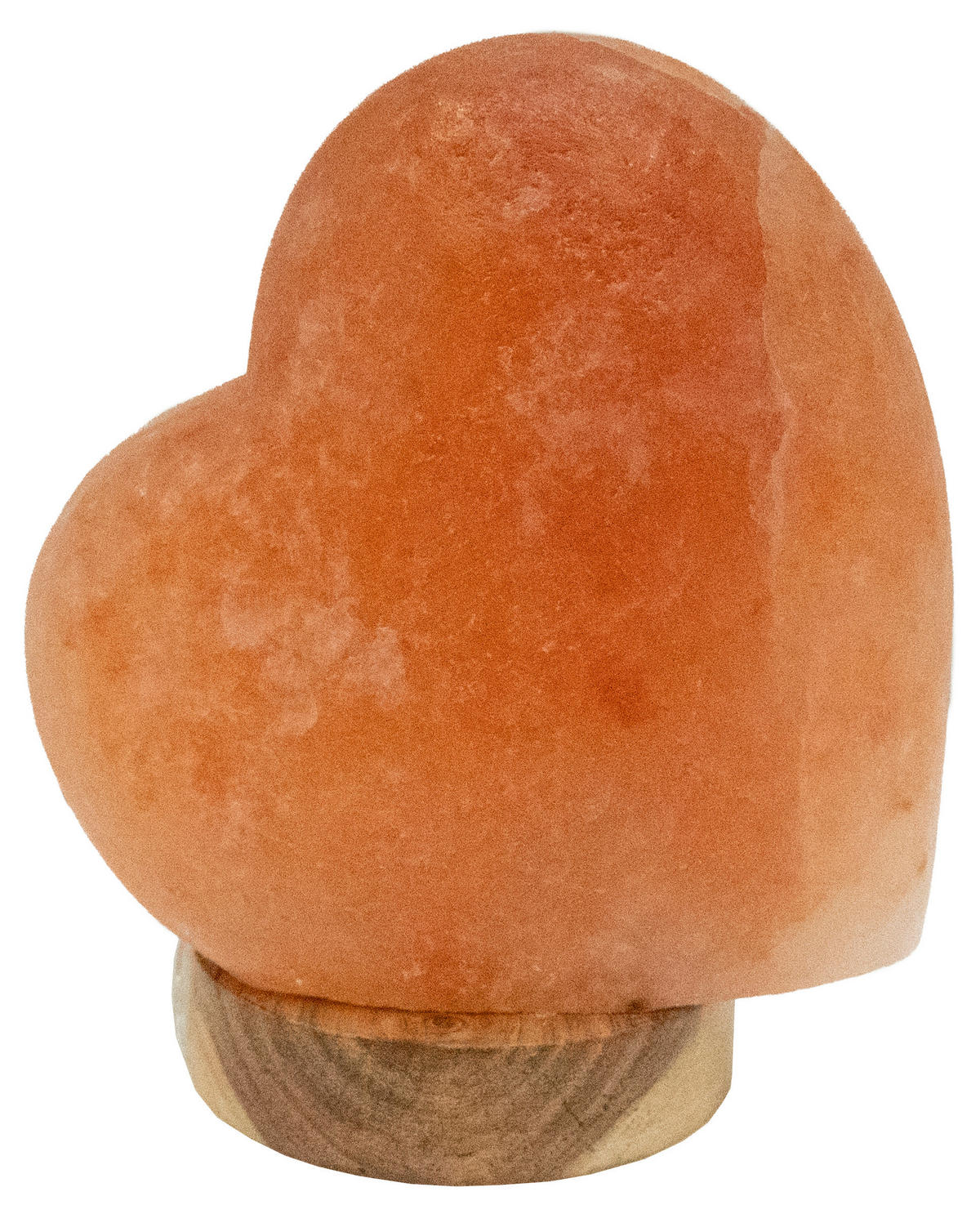 GLOBO Salzkristallleuchte Stone 28308 natur Holz H: ca. 19 cm 1 Brennstellen Stone - natur (19,00cm) - GLOBO