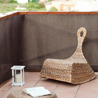NORTENE Balkonverkleidung braun Rattan B/H/L: ca. 301x7x93 cm Balkonverkleidung - braun (93,00/301,00/7,00cm) - NORTENE