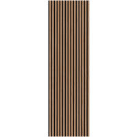Wand-und Akustikpaneel braun L/B/H: ca. 244x60x1 cm pro Stück Akustikpaneel 244x60 Oiled Oak - braun (244,00/60,00/1,00cm)