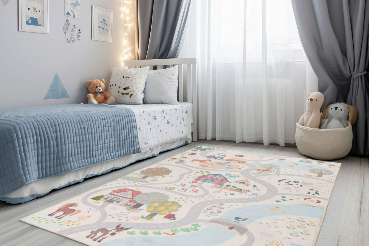 Obsession Teppich Magic Kids ML mehrfarbig B/H/L: ca. 115x11,5x160 cm Magic Kids ML - mehrfarbig (160,00/115,00/11,50cm) - Obsession