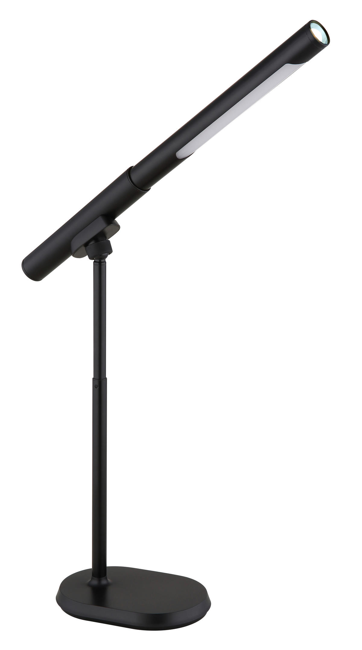 GLOBO LED-Tischleuchte Opal mattschwarz Metall Kunststoff B/H/T: ca. 40,4x44,5x10,9 cm 1 Brennstellen MILAN - Opal/mattschwarz (40,40/44,50/10,90cm) - GLOBO