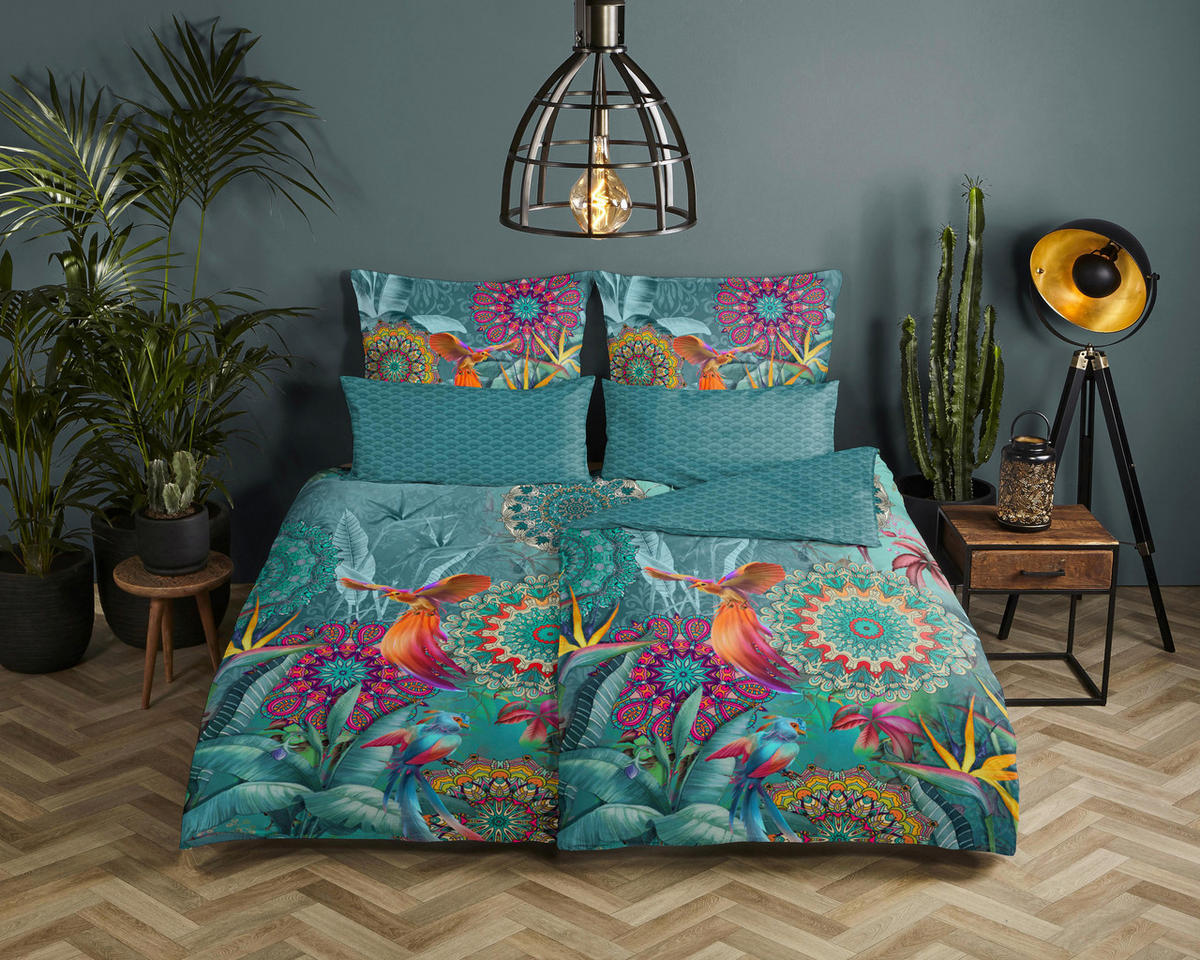 Baumwoll Bettwäsche Lovise Satin Multi Baumwolle B/L: ca. 200x200 cm Lovise - Multi (200,00/200,00cm) - HIP