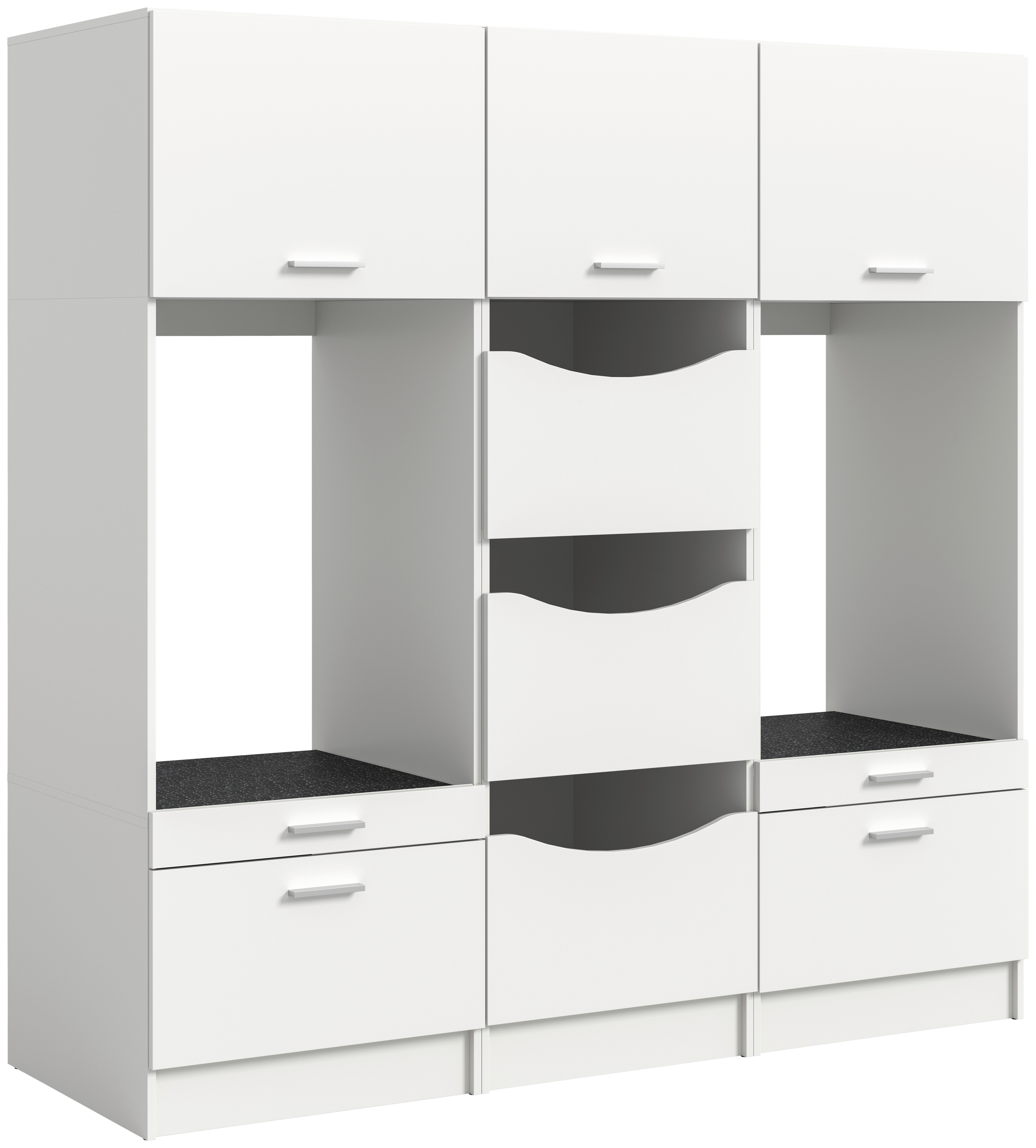 Waschmaschinenumbauschrank Free weiß B/H/T: ca. 192x195x68 cm Free - weiß (192,00/195,00/68,00cm) - xonox.home