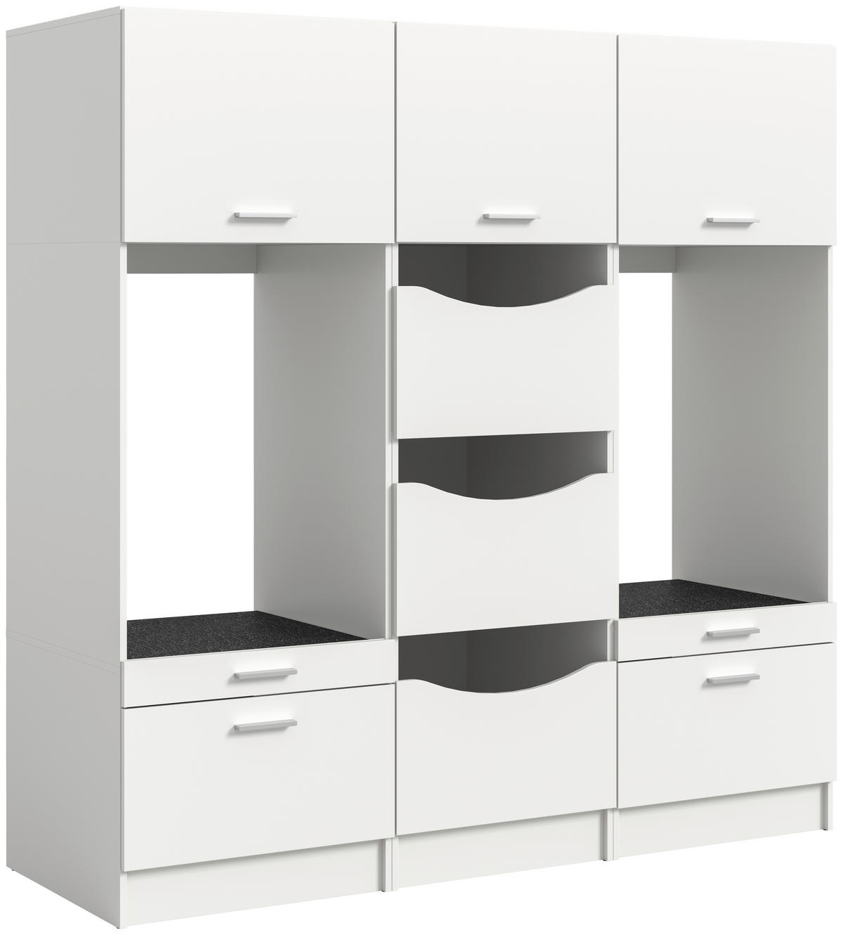 Waschmaschinenumbauschrank Free weiß B/H/T: ca. 192x195x68 cm Free - weiß (192,00/195,00/68,00cm) - xonox.home