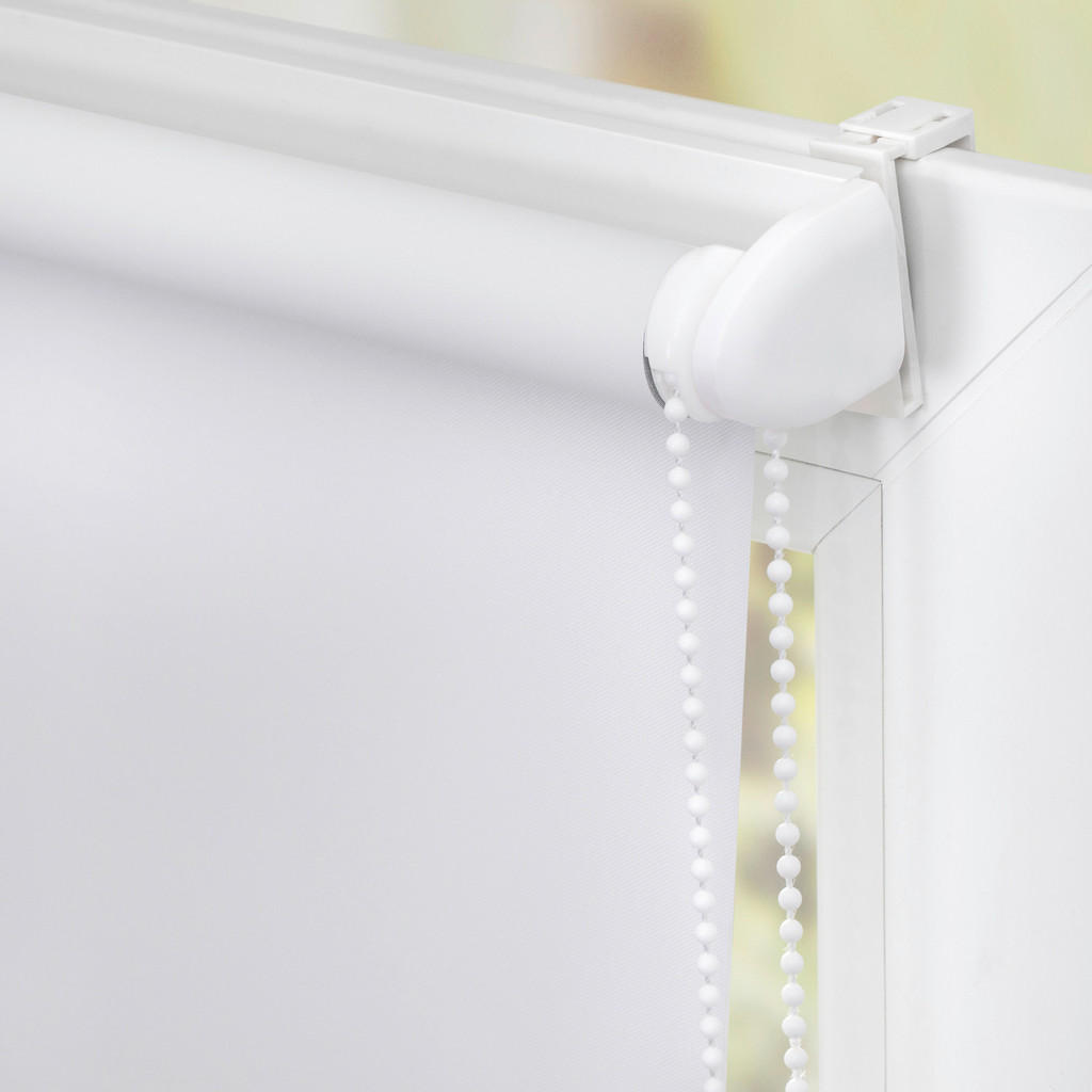 Thumbnail - LICHTBLICK Rollo Bretter Vintage weiß B/L: ca. 45x150 cm