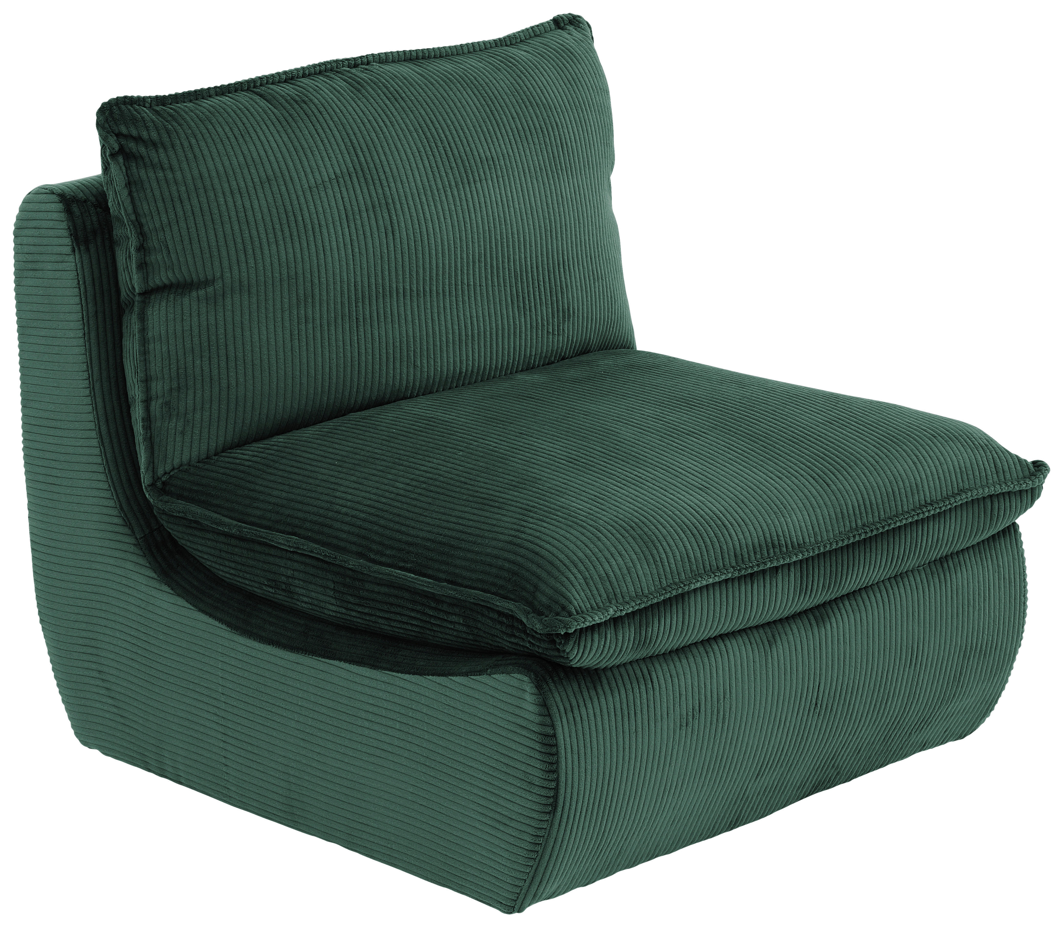Sessel Rhodos grün Microfaser B/H/T: ca. 74x77x87 cm Rhodos - grün (74,00/77,00/87,00cm) - Hela