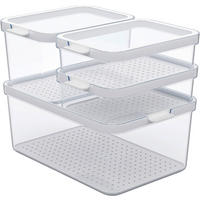 Rotho Kühlschrank Organizer CAUMA weiß B/H/L: ca. 20x22,5x28,5 cm CAUMA - weiß/transparent (28,50/20,00/22,50cm) - Rotho