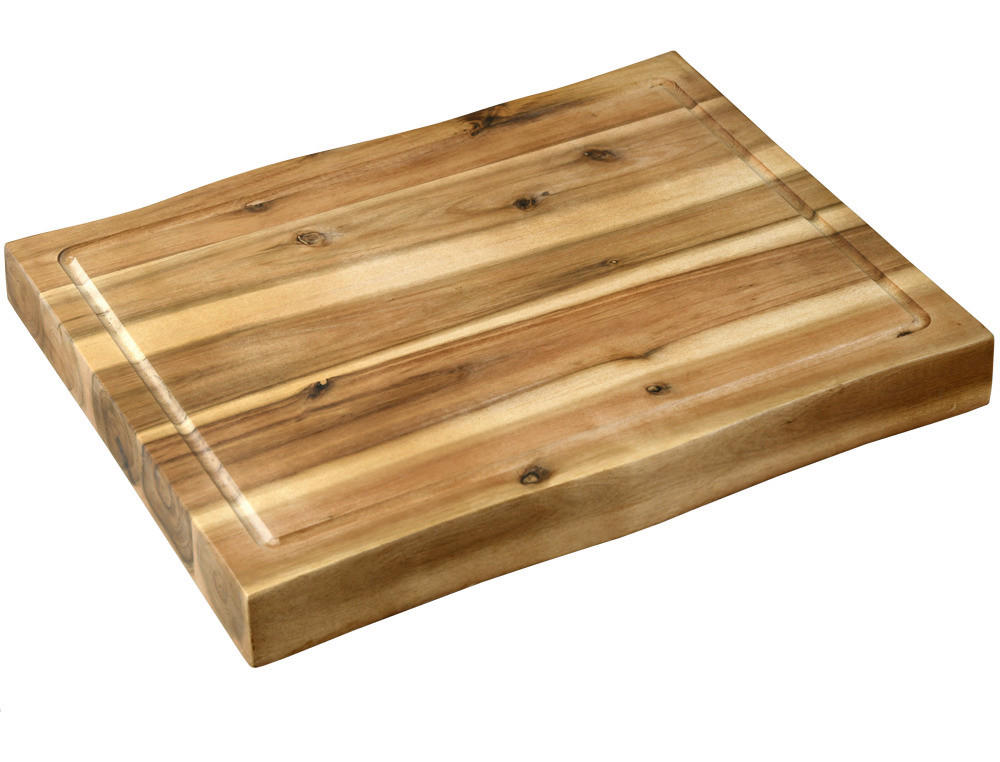 Kesper Tranchierbrett natur Akazie B/H/L: ca. 36,5x7x48 cm Tranchierbrett - natur (48,00/36,50/7,00cm) - Kesper