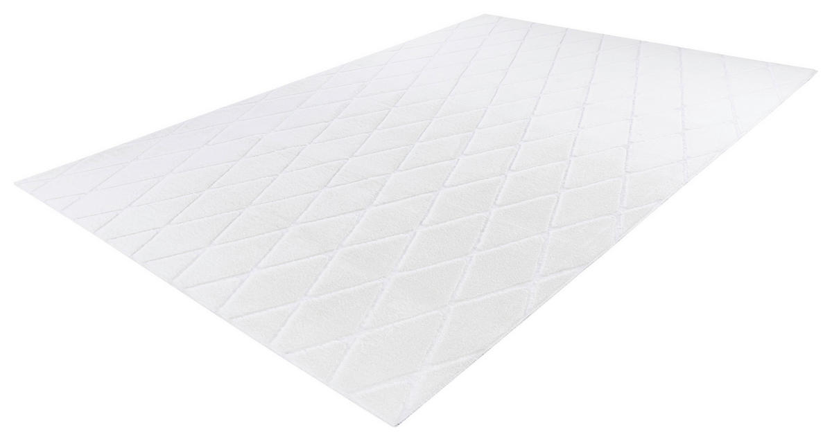 360Living Teppich Vivica weiß B/L: ca. 80x150 cm Vivica - weiß (80,00/150,00cm) - 360Living