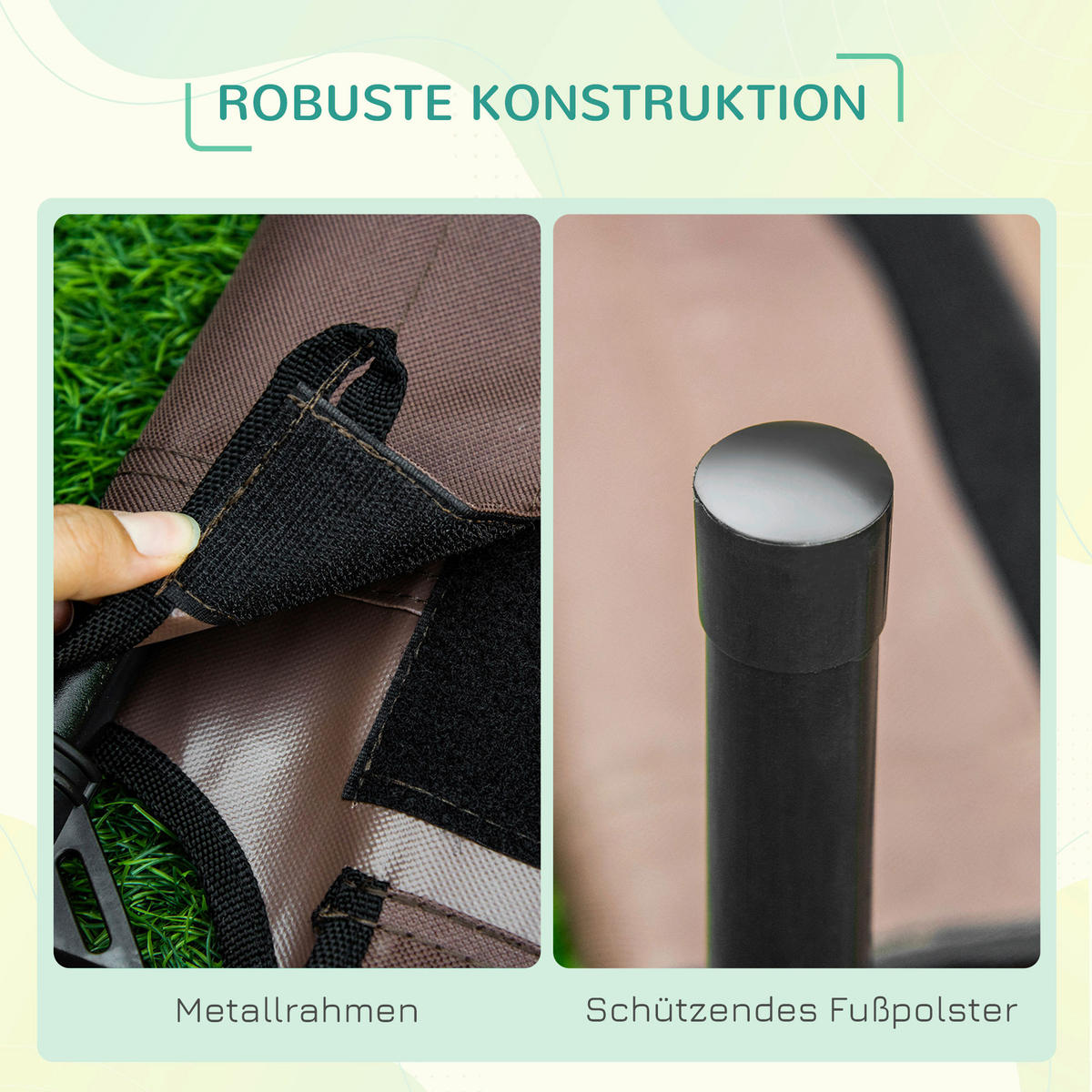 PawHut Hunde-Zubehör schwarz Polypropylen B/H/L: ca. 61x76x73 cm Hundebett - schwarz (73,00/61,00/76,00cm) - PawHut